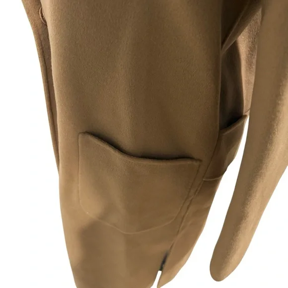Antonio Melani Classic Camel Trench Coat One Button Size 10